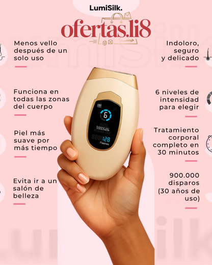 Depiladora Láser en casa Lummia IPL Pro