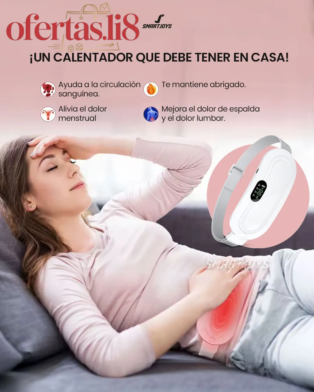 CINTURÓN TÉRMICO ANTICÓLICOS MENSTRUALES